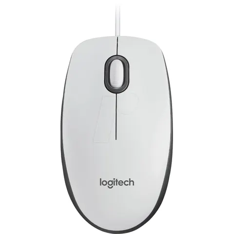 LOGITECH M100WS - Ratón (mouse), cable, blanco – imagen 2