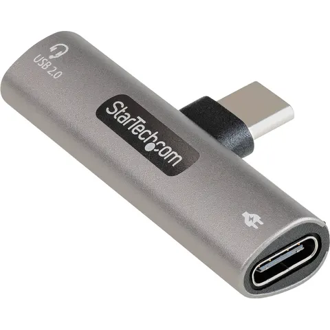 STARTECH.COM ST CDP2CAPDM - Adaptador de audio y carga USB-C, audio USB-C. – imagen 3