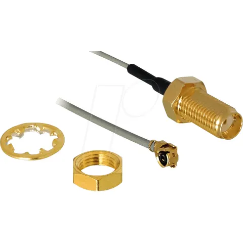 DELOCK 88419 - Cable WLAN, conector hembra SMA, conector macho I-PEX – imagen 2