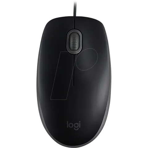 LOGITECH B110 - Ratón (mouse), cable, negro – imagen 3