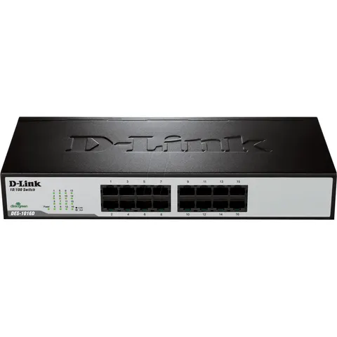 D-LINK DES-1016D - Switch, 16 puertos, Fast Ethernet – imagen 4