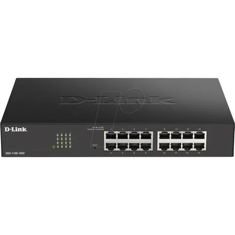 D-LINK DG1116V2E - Switch, 16 puertos, Gigabit Ethernet – imagen 3