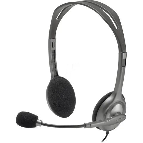 Logitech Headset H111 Stereo Cinza – imagen 5