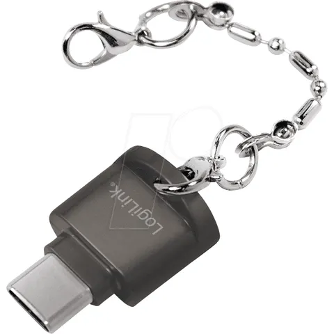 LOGILINK CR0039 - Lector de tarjetas, externo, USB 2.0, tipo C, micro SD – imagen 2