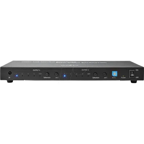 NEDIS N VMAT3482AT - 4x2 interruptor HDMI Matrix – imagen 2