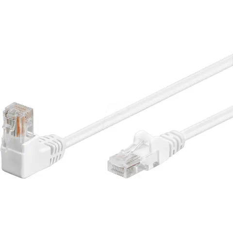 GOOBAY 94165 - Cat.5e Patch (1x90°) blanco 3 m – imagen 2