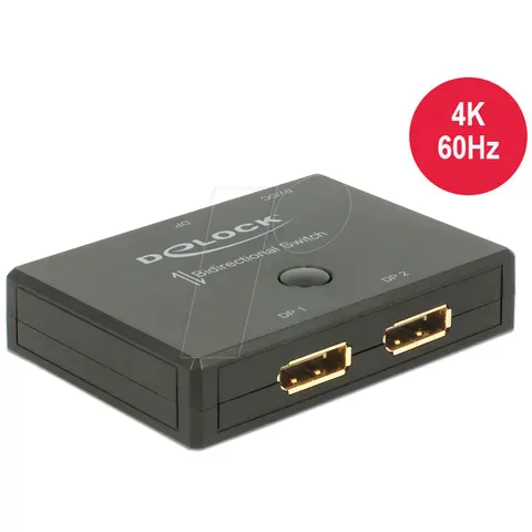 DELOCK 18750 - Switch bidireccional DisplayPort – imagen 2