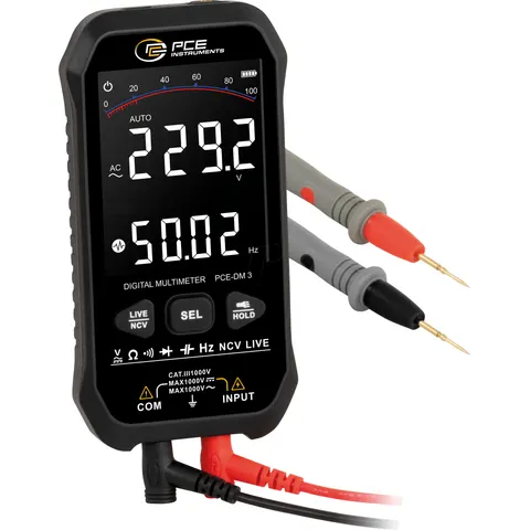 PCE INSTRUMENTS PCE DM 3 - Multímetro digital PCE-DM 3 – imagen 2