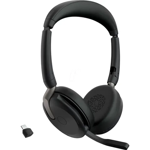 Jabra Evolve2 65 Flex UC Stereo Link 380 USB-A Negro – imagen 2