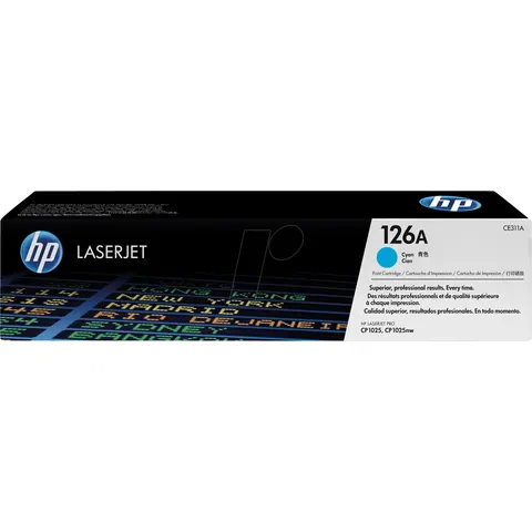 HP 126A (CE311A) toner cian – imagen 4