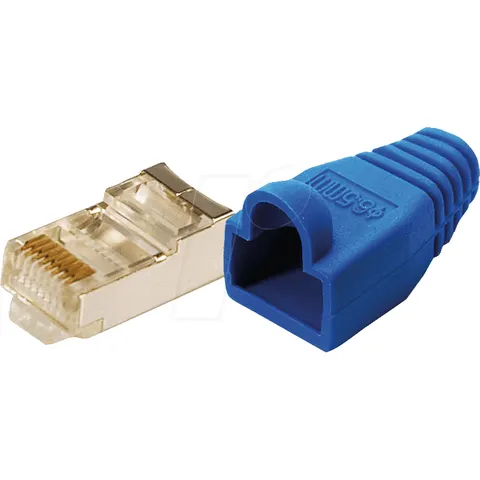 LOGILINK MP0014 - Conector modular CAT5e azul 100 uds. – imagen 2
