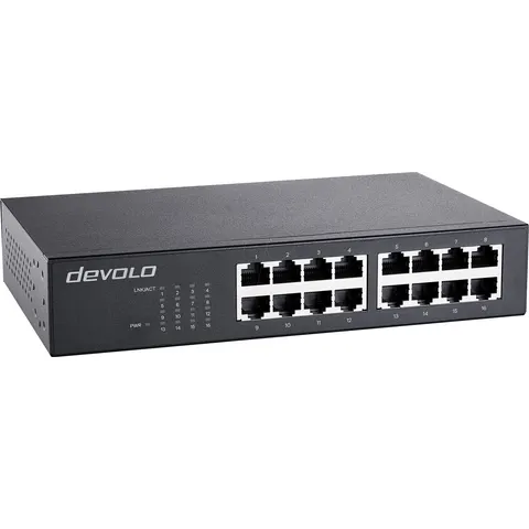 DEVOLO 7235 - Switch, 16-port, Gigabit Ethernet – imagen 2