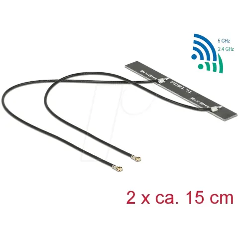 Delock 89454 - Antena Wlan, Mhf® 4L. – imagen 2