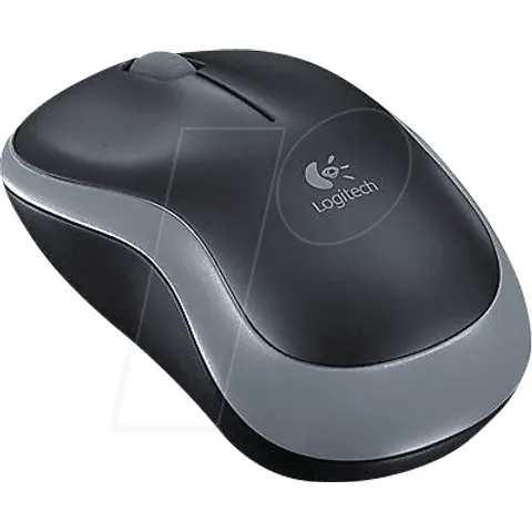 LOGITECH M185 GR - Ratón (mouse), inalámbrico, gris – imagen 2