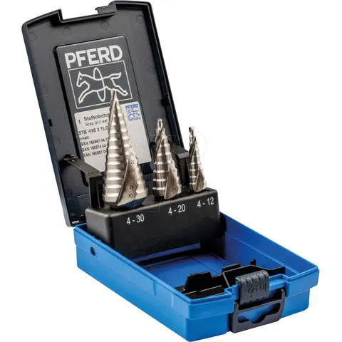 PFERD TOOLS PFERD 25201046 - HSS Step Drill Set, 3 piezas. – imagen 2