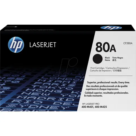 Tóner 80A (negro) - HP – imagen 4
