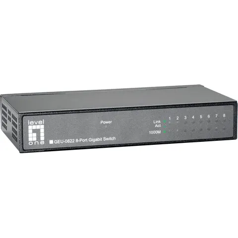 LEVELONE GEU0822 - Switch, 8 puertos, Gigabit Ethernet – imagen 2