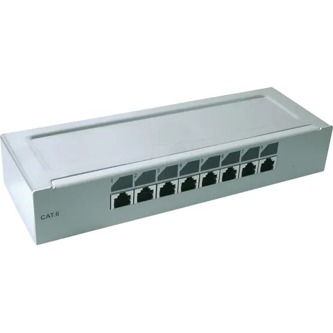 EFB-ELEKTRONIK PATCHPANEL 8-6 - Panel de conexiones mini, 8 puertos, Cat.6, 1U – imagen 2