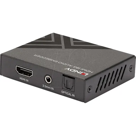 Lindy 38203 convertidor de audio Negro – imagen 2