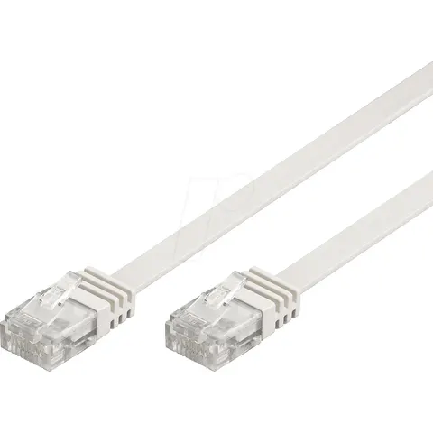 GOOBAY 96325 - Cable plano Cat.6a blanco 2 m – imagen 2