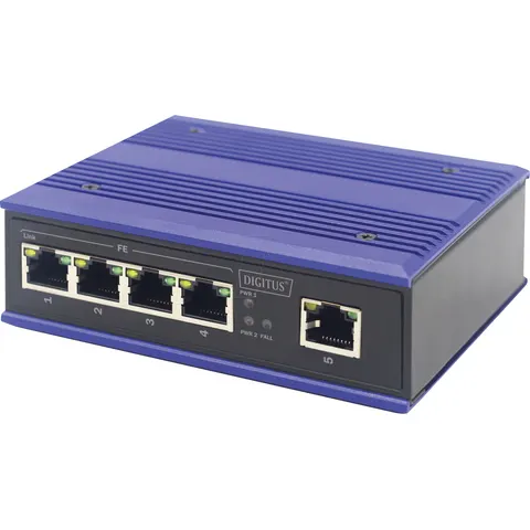 DIGITUS DN650105 - Switch, 5 puertos, Fast Ethernet – imagen 2