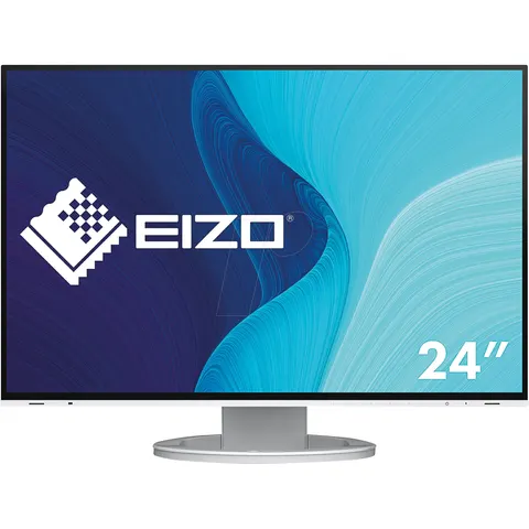 Monitor FlexScan LED IPS 24.1" EV2485-WT WUXGA (Blanco) - EIZO – imagen 2