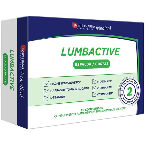 Forté Pharma Lumbactive Espalda 20 Comprimidos – imagen 2