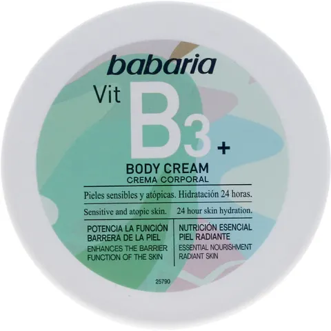 Babaria Crema Corporal con Vitamina B3 400 ml – imagen 2