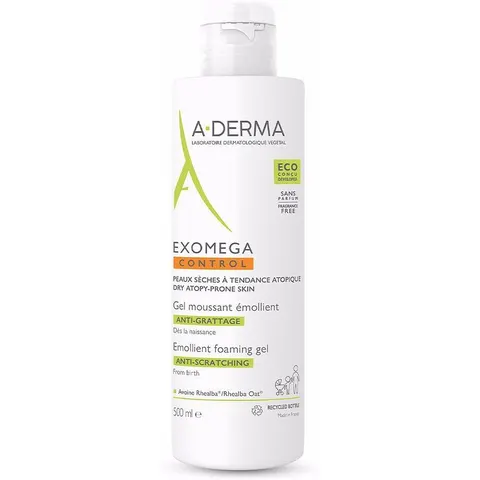 A-Derma Exómega Gel Espuma Emoliente 500ml – imagen 2