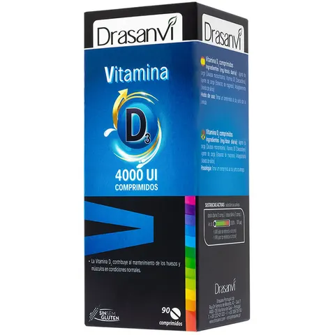 Drasanvi Vitamina D3 4000 Ui 90 Comprimidos – imagen 4