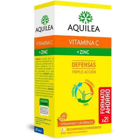 Aquilea Vitamina C + Zinc 28 comp – imagen 3