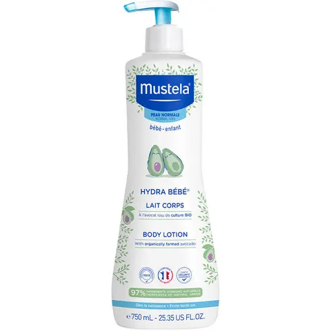 Mustela Hydra Bebé Leche Corporal 750ml – imagen 3