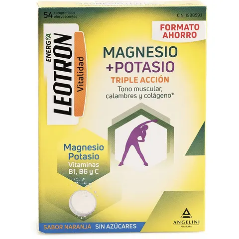 Leotron Magnesio + Potasio 54 Comprimidos – imagen 3