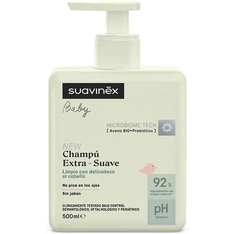Suavinex Champú Extra Suave 500 ml – imagen 3