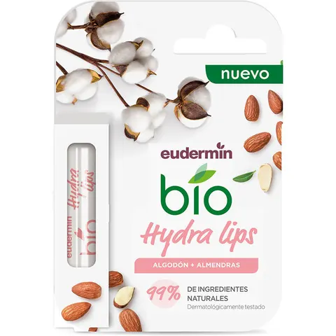 Eudermin Protector Labial Bio Hidratante algodón + almendras E 4,8 gr – imagen 2