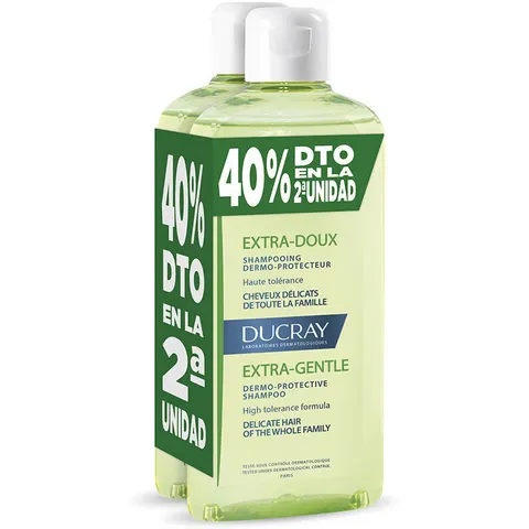 Ducray Champú Equilibrante Duplo 2x400ml – imagen 4