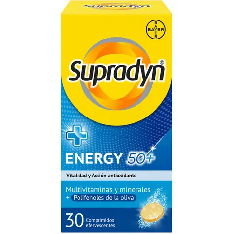 Supradyn Energy 50+ 30 Comprimidos Efervescentes – imagen 2