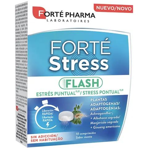 Forté Stress Flash Menta 10 Comprimidos – imagen 3