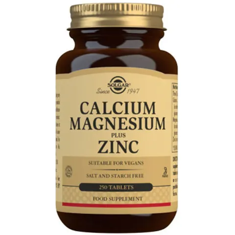 Solgar calcio magnesio plus zinc 250comp – imagen 5