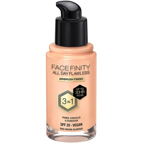Max Factor Facefinity 3 in 1 Primer Concealer & Foundation N45 Warm – imagen 3