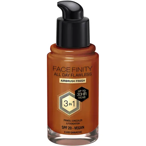 Max Factor Facefinity 3 in 1 Primer Concealer & Foundation C105 – imagen 3