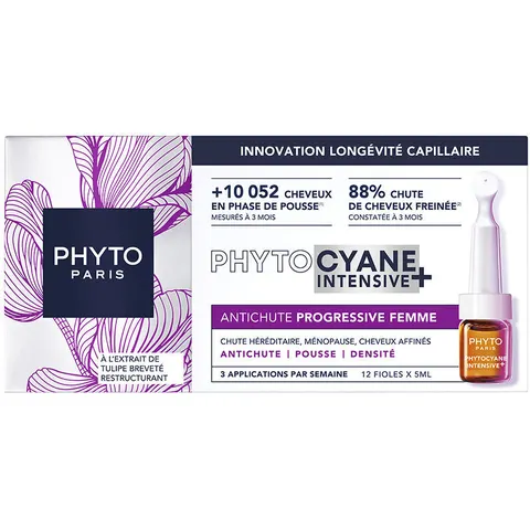PHYTO cyane Intensive+ Mujer 12 Ampollas – imagen 4