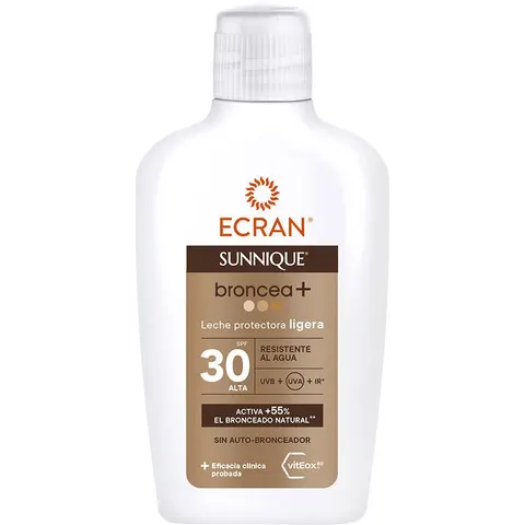 Ecran Sunnique Broncea+ Leche Protectora SPF30 200 ml – imagen 2