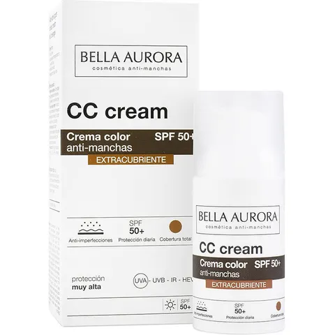 Bella Aurora Cc Cream Spf50 Extracubriente 30ml – imagen 4