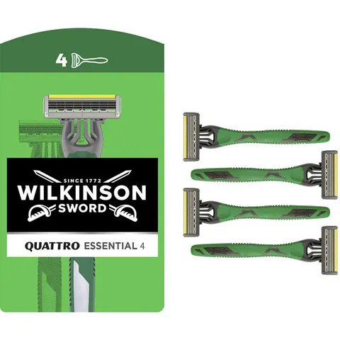 Wilkinson Sword Maquinilla Quattro Titanium Sensitive 3 uds + 1 GRATIS – imagen 2