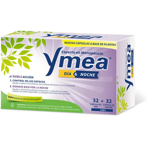 Ymea Menopausia Día&Noche 32+32 Cápsulas – imagen 2