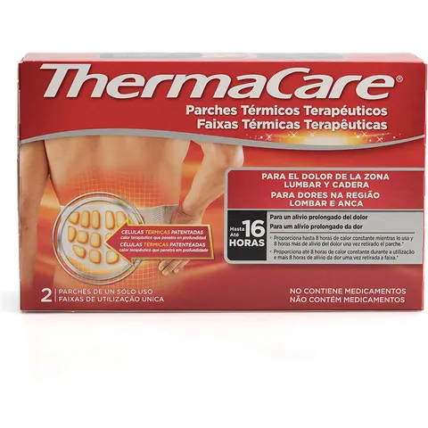 Thermacare lumbar cadera parches térmicos 2 u – imagen 2