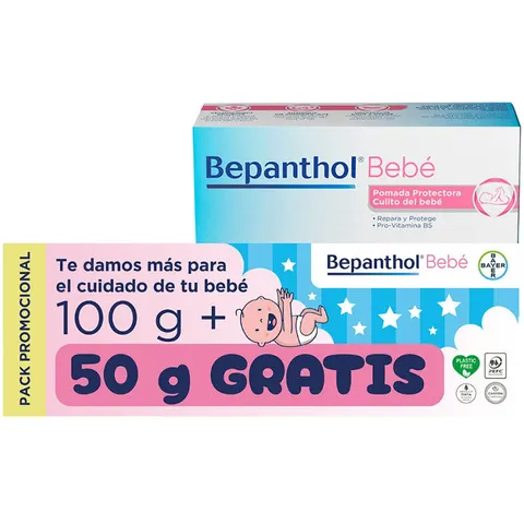 Bepanthol Pomada Protectora Bebé 100 + 50 g – imagen 3