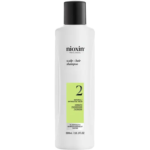 Nioxin Scalp-Hair Progresed Thinning Champú (2) 300 ml – imagen 2