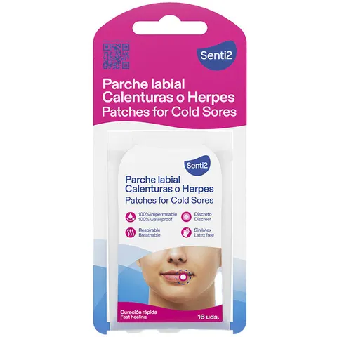 Senti2 Parches Herpes Labial 16 u – imagen 2